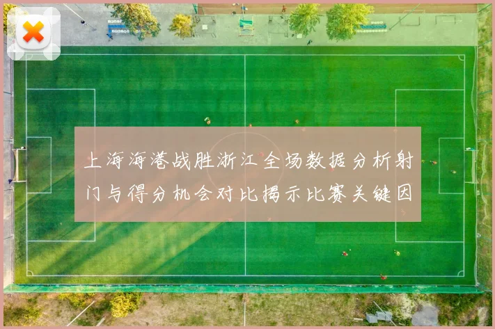上海海港战胜浙江全场数据分析射门与得分机会对比揭示比赛关键因素